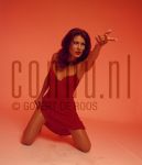 Stock Model Colours 
Model at studio in Amterdam, by order of Diamonde Jewelry. May 15, 2000.

[keywords]Posed, Red[/keywords]